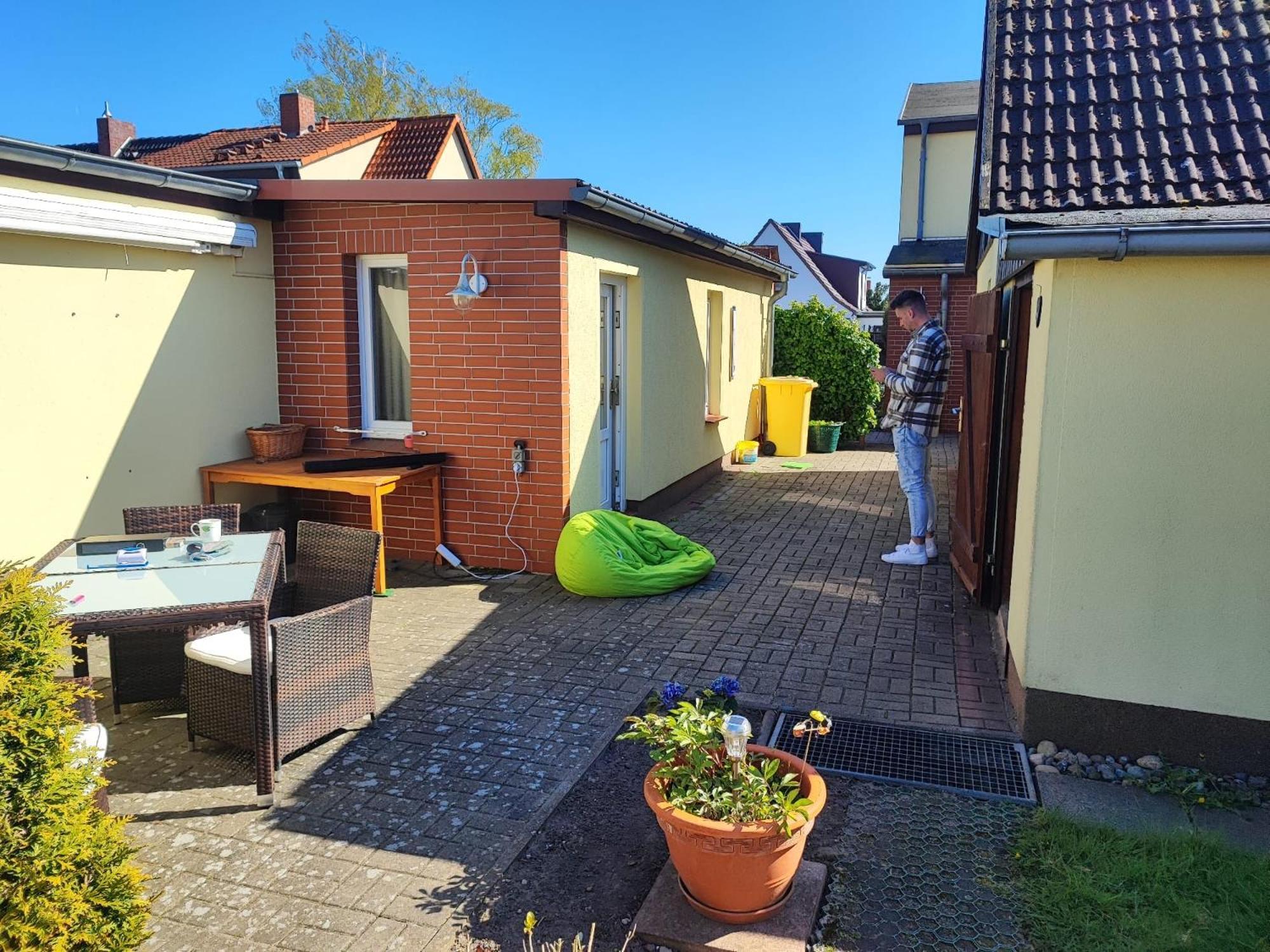 Ostsee Ferienhaus Mit Whirlpool Вольґаст Екстер'єр фото
